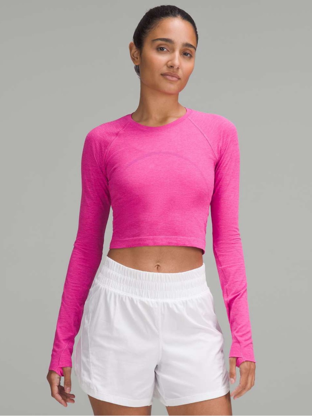 Lululemon Swiftly Tech Cropped Long-Sleeve Shirt 2.0